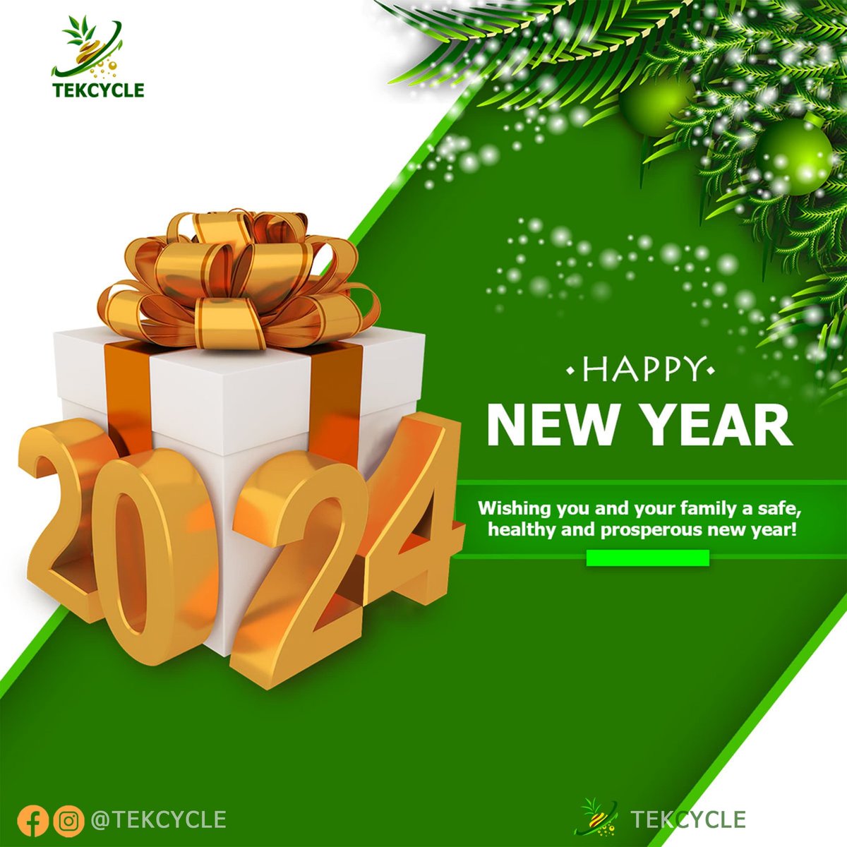 tekcycle64217's tweet photo. Happy New Year to all our amazing supporters and followers🎉Thank you for your unwavering support and belief in our agricultural startup💚.We wish you a prosperous and eco-conscious New Year🧡🌟🌿!
#newyearnewgoals #happynewyear #tekcycle
#pineup #sustainability #growth #startup https://t.co/4nxFFGPlHH