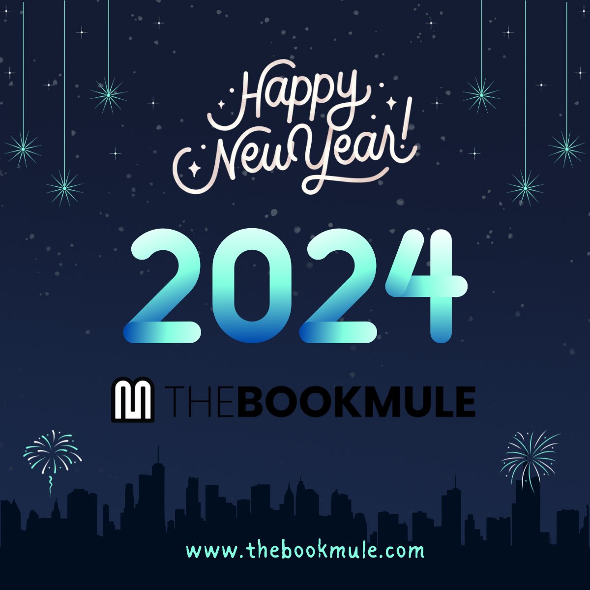 Happy New Year from The Bookmule Team! 

Here’s to another year of all things books!