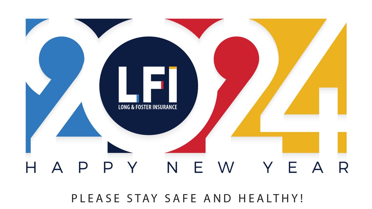 LNFInsurance's tweet photo. #HappyNewYear from Long &amp; Foster Insurance! Here's to a safe and healthy 2024. https://t.co/9PMB7my2Sb