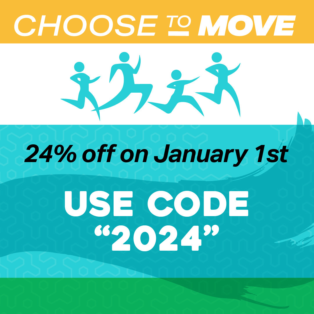New Year, New You!  Start 2024 on the right foot with a 24% discount on Choose to Move Race registration. TODAY ONLY, use code '2024' to take the first step towards your fitness goals. Let's make this year a year of health and success! indianaparkinson.org/choose-to-move…