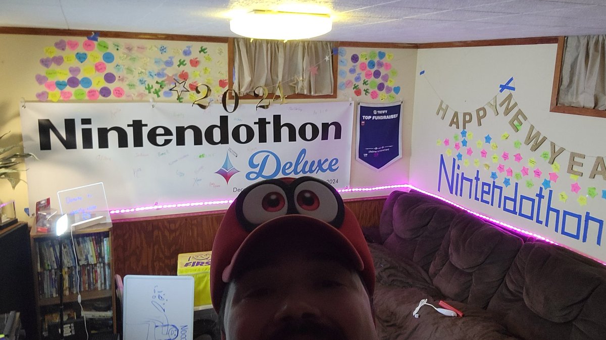 Day 5 of #Nintendothon Deluxe kicks off now! Come kick off your New Year in Deluxe fashion by helping us fundraise for @charitywater! Tune in and donate if you can! ▶️ nintendothon.org/watch