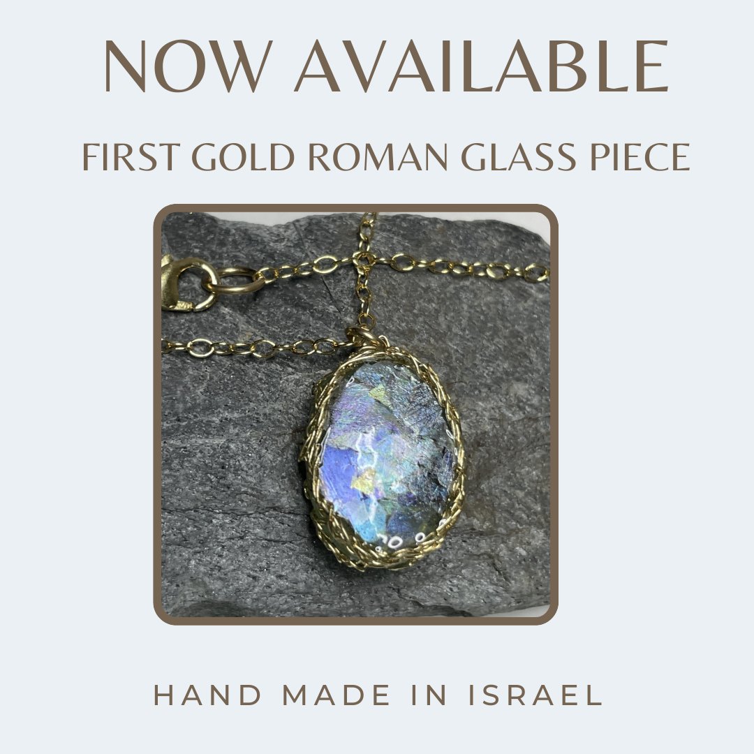 New Year = New Arrivals! Our first ever Roman Glass piece made of gold! 

Start the year off right and grab one before they're gone!

#RomanGlass #SupportIsrael #NewYears2024 #Morethanjewelry #WearYourFaith #ChristianJewelry