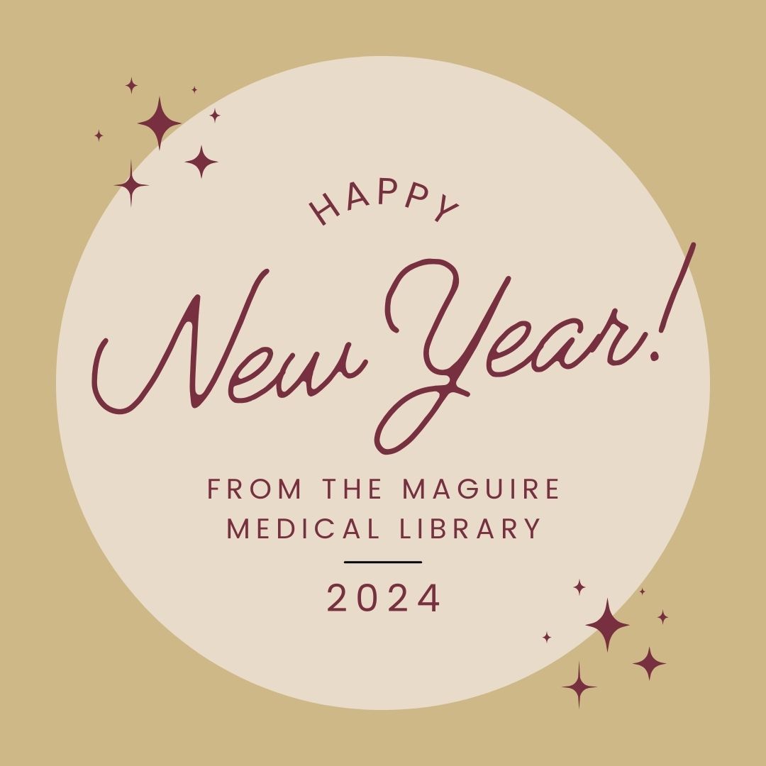 FSUMedLibrary's tweet image. New Year, new goals! Add visiting the Maguire Medical Library to your list, and discover what we have to offer! 
---------
#HappyNewYear #FSUMedLibrary #FSUCoM #FSULibraries #MedicalLibrary