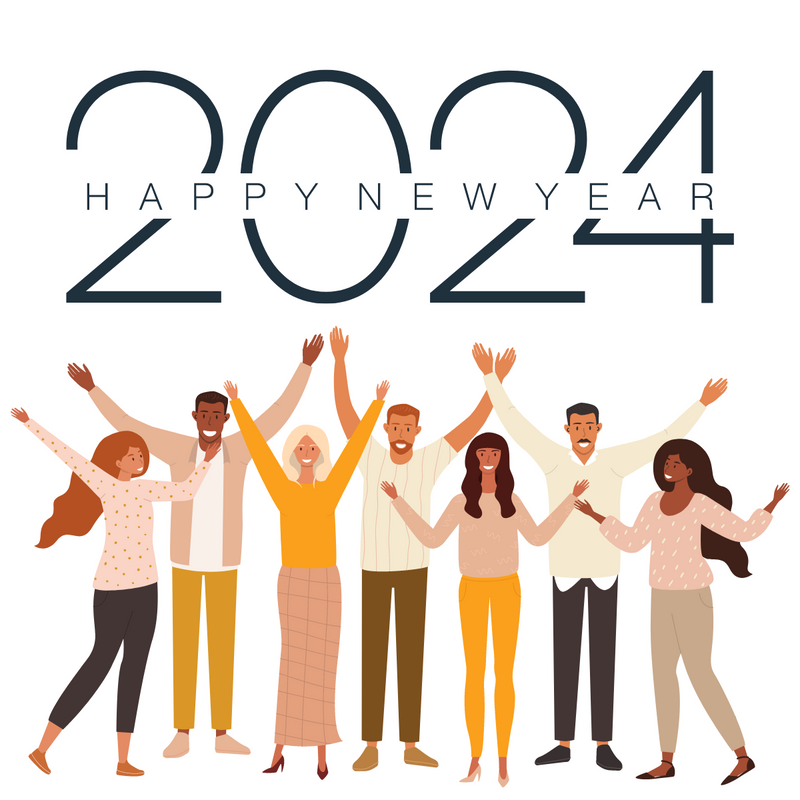 #HappyNewYear, everyone! We've all come a long way in 2023, and it honestly hasn't been a super easy past few years for any of us. Here's to a bright, optimistic, and hopeful 2024. Let's get out there and spread kindness, compassion, and dedication to our passions. Cheers!