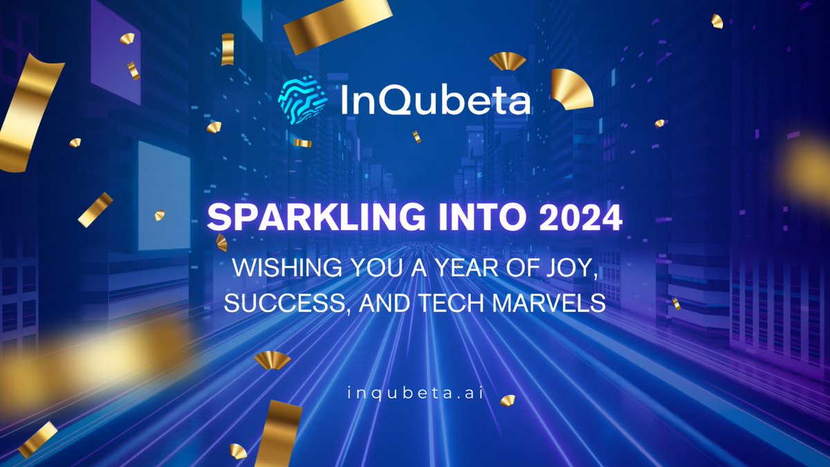 🎉Happy New Year🌟

🥳As we step into 2024, may it be filled with boundless possibilities, tech innovations, and moments that spark joy.

👾Wishing you a year of growth, success, and unforgettable adventures! 

#AI2024