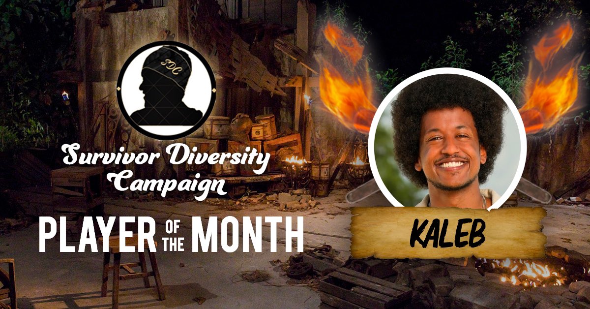 Survivor Diversity Campaign (@survdiversity) on Twitter photo We’re starting the new year off strong with our latest #PlayeroftheMonth! <a href="/kalebgebrewold/">Kaleb Gebrewold</a> was our Mayor of Ponderosa in 45, most famously known for his iconic Shot in the Dark play at Mergatory. Let’s show him some love! 🖤 We’re starting the new year off strong with our latest #PlayeroftheMonth! <a href="/kalebgebrewold/">Kaleb Gebrewold</a> was our Mayor of Ponderosa in 45, most famously known for his iconic Shot in the Dark play at Mergatory. Let’s show him some love! 🖤