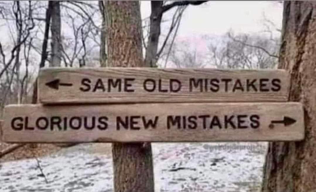 Old year vs. New year ⬅️ ➡️