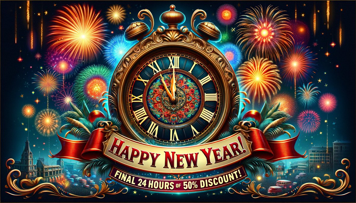 🎆 Happy 2024 from OtoPrep! 🥳 Final 24 hours to grab our 50% New Year discount. Use code 'Christmas23' for top-notch ENT exam resources. 📚👩‍⚕️ Start your year right! #OtoPrep #ENTExam #HappyNewYear #MedEd #ENTCommunity #NewYearNewGoals #MedStudents #ENTResidents #LastChance 🌟🔔