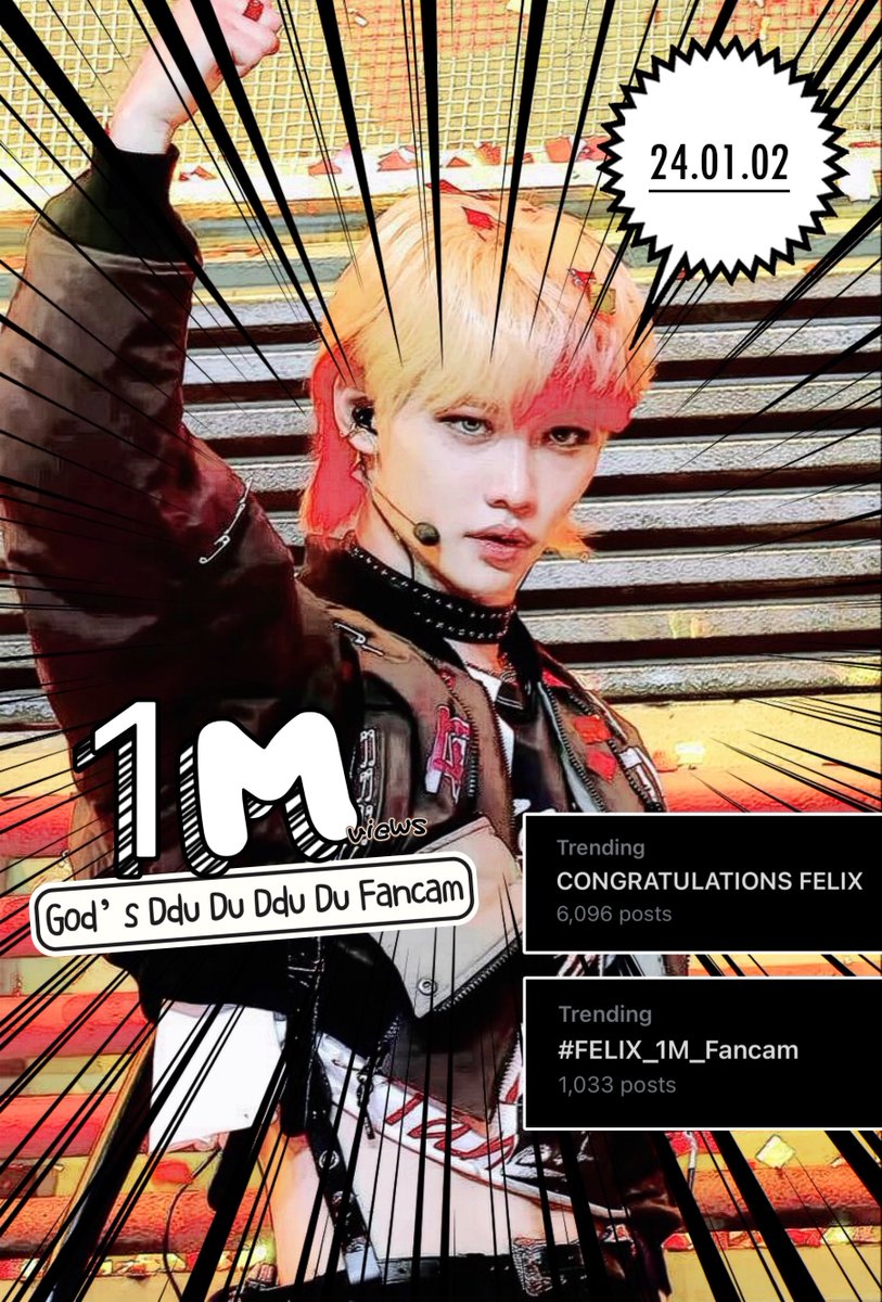 FELIXCharts's tweet photo. 📈 TRENDS | 240102
#FELIX’s congratulatory tags are trending as his Kingdom fancam surpassed 1M views on New Year’s Day 🎉
• CONGRATULATIONS FELIX - 6K
• #FELIX_1M_Fancam - 1K
#FLX_Trends #フィリックス https://t.co/oakMA3PHiA