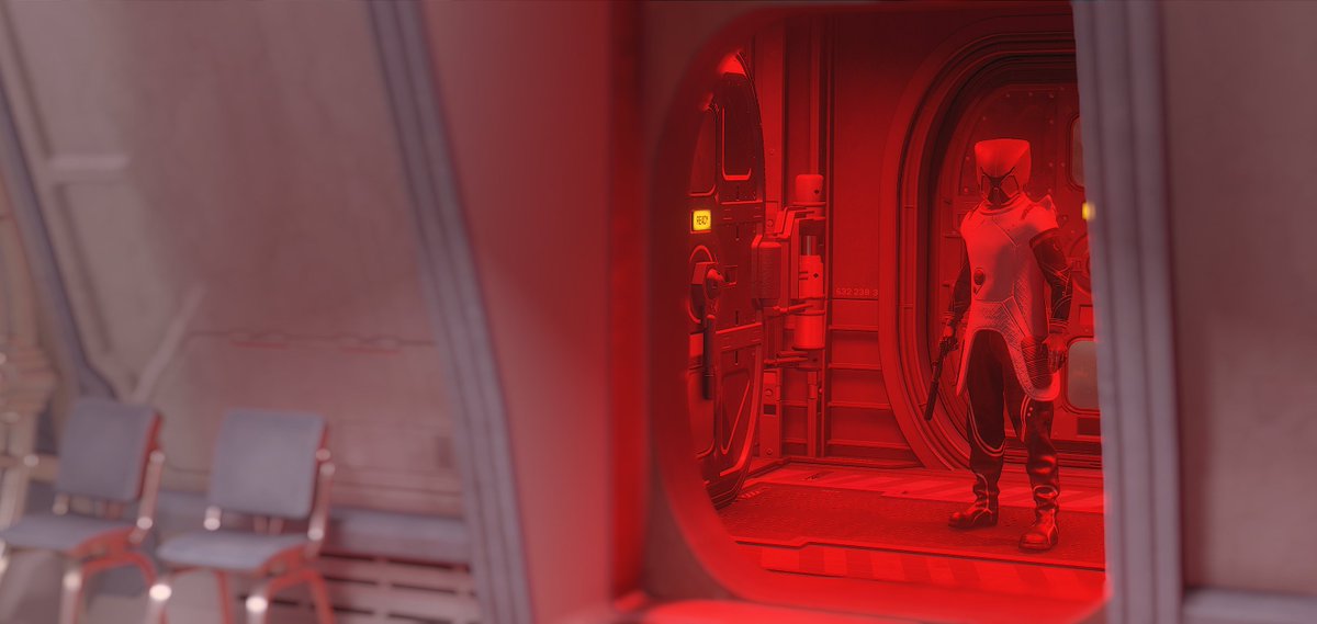 KINGKURG4N's tweet photo. The Mantis    

I really love the red lighting on the airlock doors    

#Starfield #XboxShare #PCGamePass #PhotoMode #VirtualPhotography #scifi #RPG #Bethesda #Gamebar https://t.co/EjzsNPNvdw