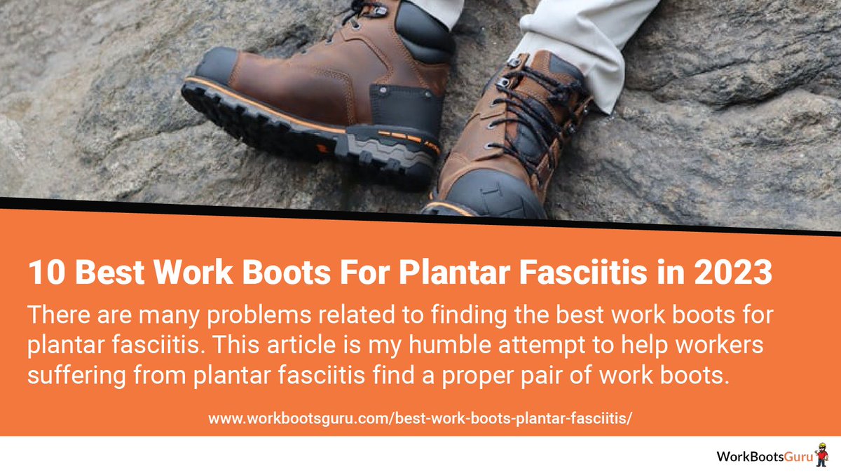 10 Best Work Boots For Plantar Fasciitis in 2023

Read more: workbootsguru.com/best-work-boot…

#WorkBoots #SafetyFootwear #Workwear #WorkBootLife #WorkBootStyle #WorkBootCollection #BootLover #DurableBoots #ComfortableBoots #BootsOfTheDay  #BootsForWork #WorkBootEssentials