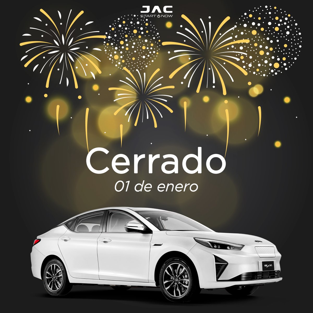 JACVALLE2's tweet photo. En este primer día del año, nuestra concesionaria tomará un merecido descanso. Les agradecemos por su comprensión y les deseamos un día lleno de paz y alegría. ¡Nos vemos mañana con más novedades! 🚗✨

#Jac #JacMonterreyValle #EJ7 #AñoNuevo https://t.co/FkblezQJqP