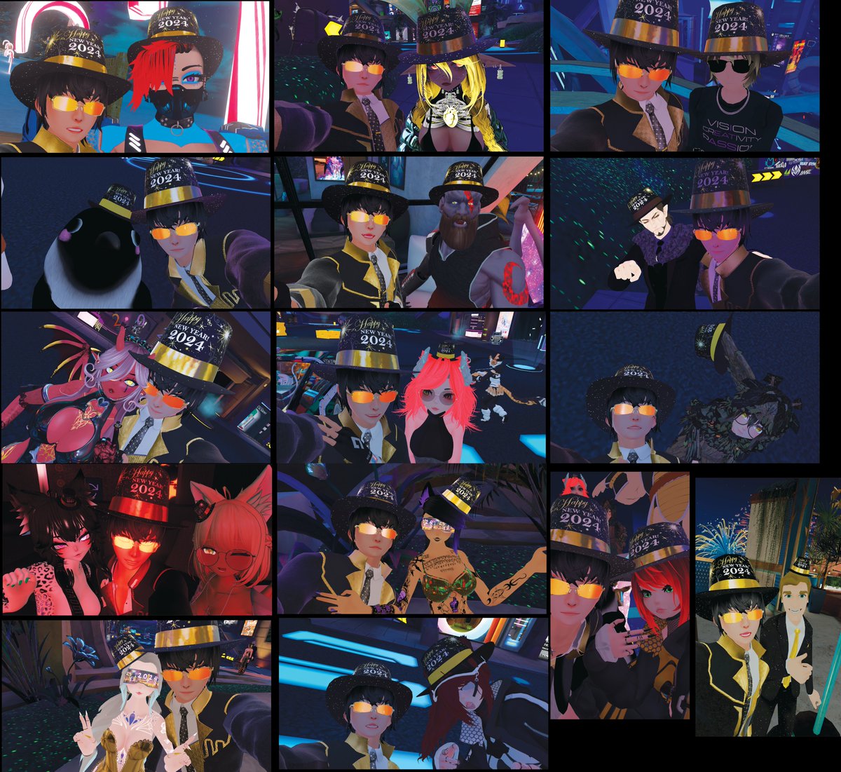 Let it be known that... I love you all 😭

Happy New Year to all of my friends and their friends in turn. 

#VRChat