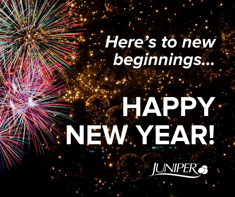 junipervillages's tweet photo. "The beginning is always today." - Mary Shelley
Happy New Year from your friends at Juniper. May the year ahead be filled with spirit-nurturing moments!
#happynewyear #nurtureyourspirit https://t.co/0pnfV10EXz