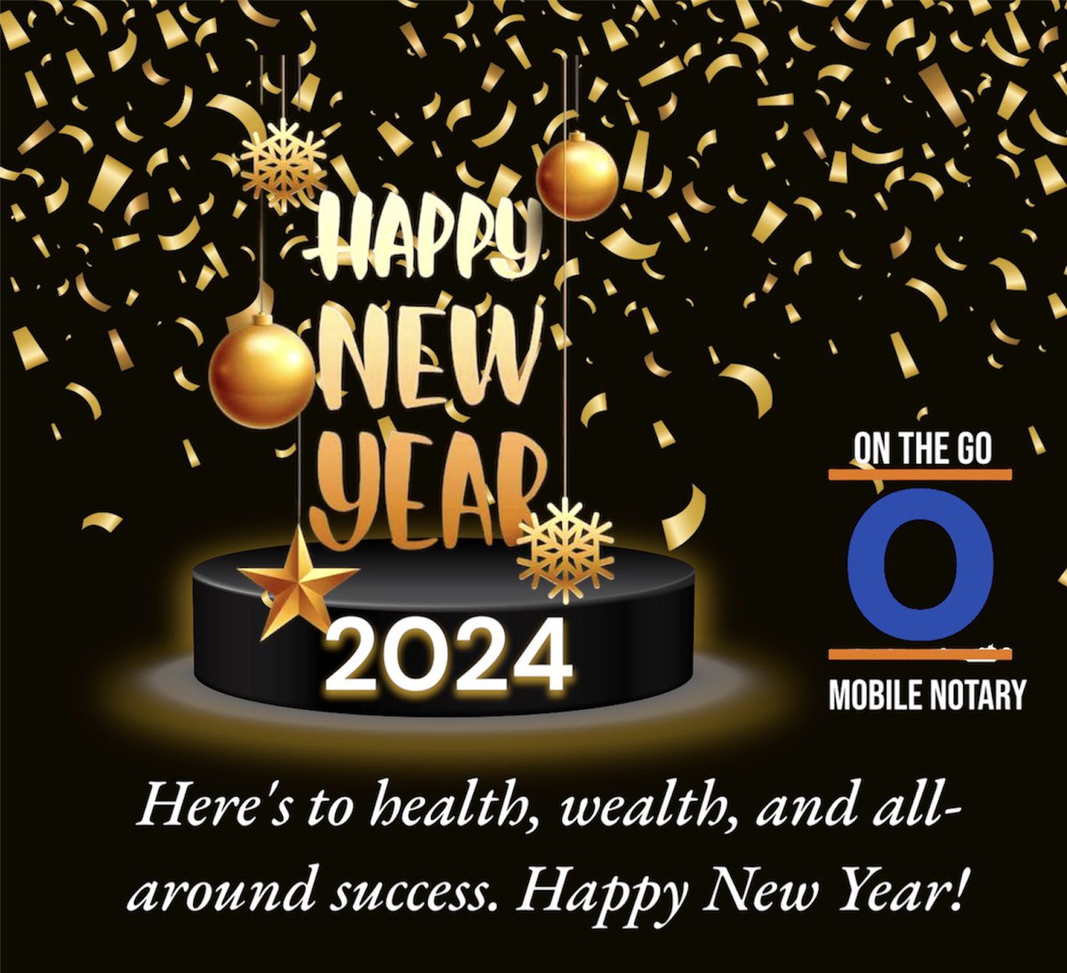 OnTheGoMobileN1's tweet photo. Whatever 2024 brings, we are there for you. Season’s fond remembrances from  On The Go Mobile Notary Services.  #mobilenotaryservices #notary #notarypublic #weddingofficiant #houstonnotarypublic #houston #followus #happynewyear2024 #2024 https://t.co/QW0G1V6HhY