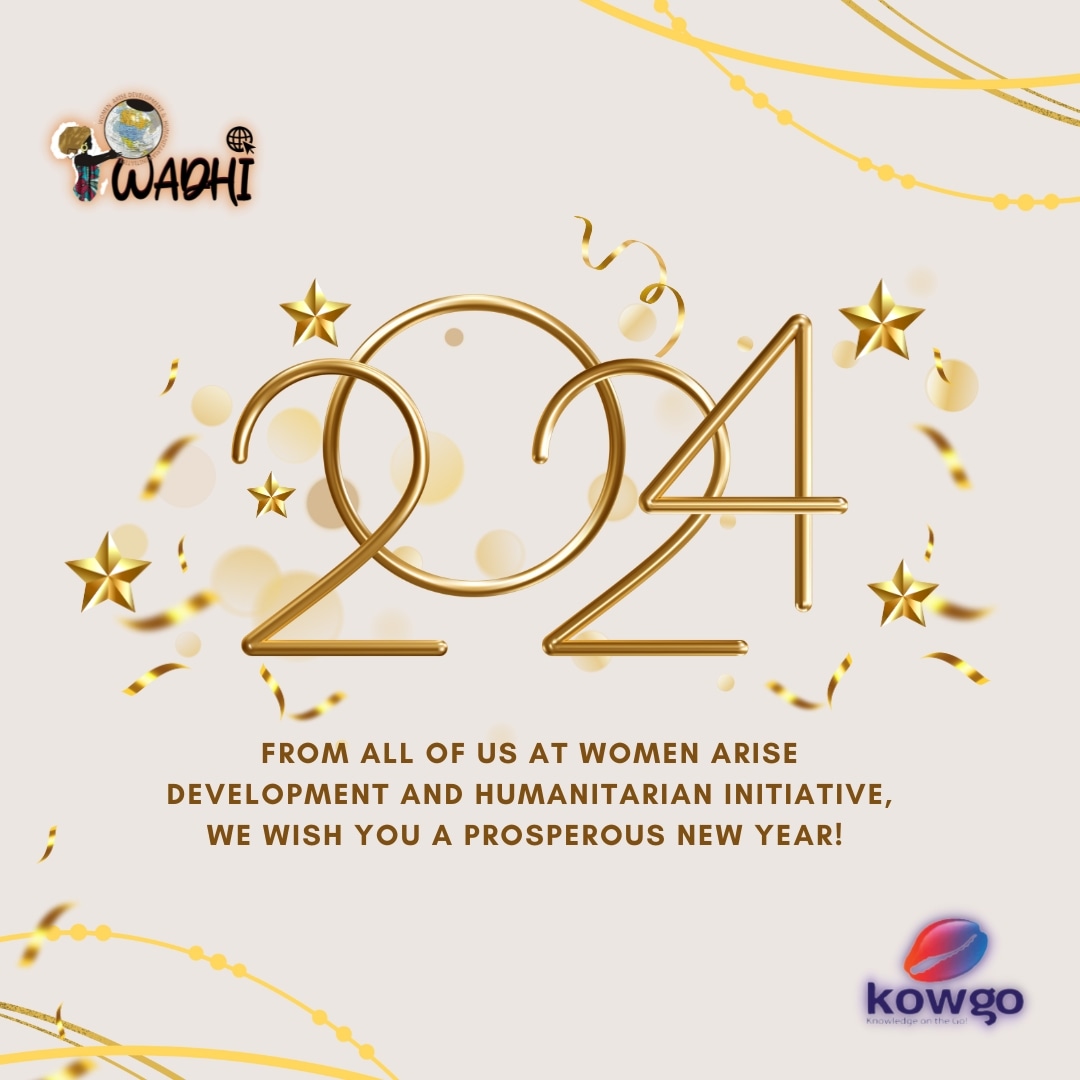 From all of us at Women Arise Development and Humanitarian Initiative, have a happy and prosperous 2024!

#wadhikowgo #womenintech #womenintrade #womeninbusiness #womenempoweringwomen #newyear