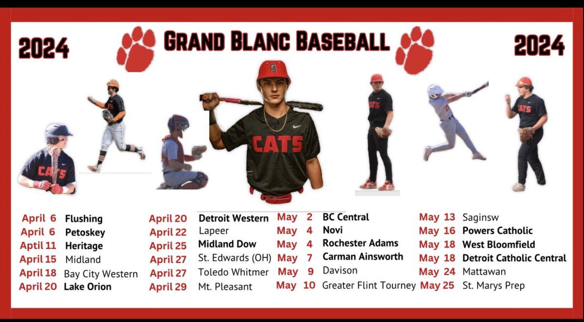 Grand Blanc Baseball tweet media