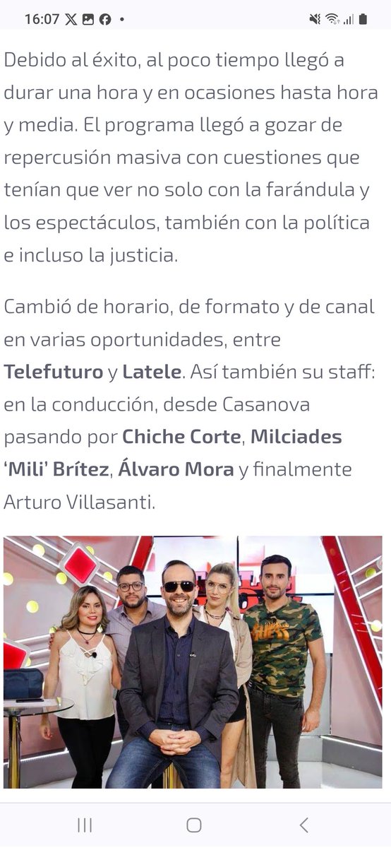 FontirroigPablo's tweet photo. 🔴NUNCA FUERON NI LA SOMBRA DE LOS QUE CREAMOS #teleshow
en el año 2006.
🙏🇵🇾Gracias Paraguay por todo y a los técnicos y profesionales de:
-RGS.
-MaKel.
-Telefuturo.
-La Tele.
-A.J Vierci.
🇨🇱Hoy puedo dar la batalla cultural para Chile, desde mi propio canal de YouTube, gracias a lo que me enseñaron...