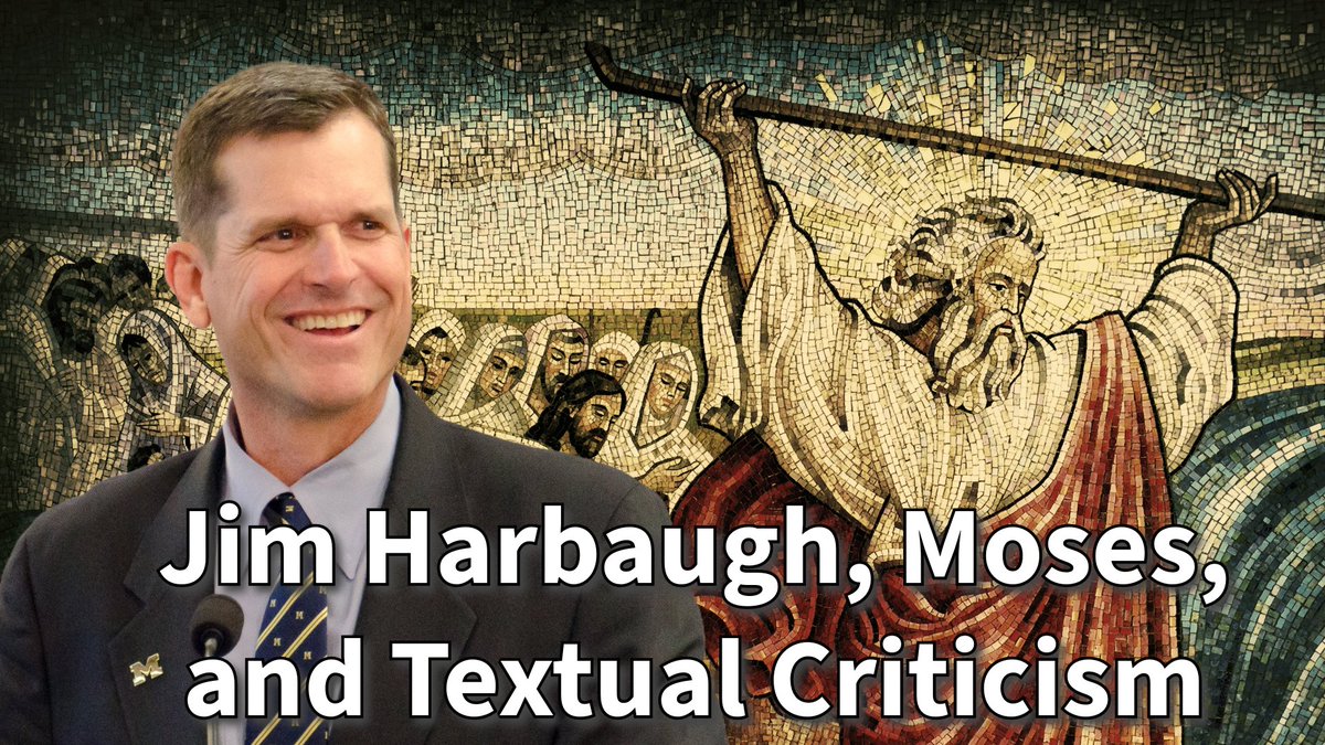 BibHebrew's tweet photo. Jim Harbaugh, the head coach of @UMichFootball team, was quoted recently saying:

‘Like Moses I am going to die leaning on my staff’

cleverly praising his asst. coaches before #rosebowl vs @AlabamaFTBL

But did Moses die leaning on his staff? Or Jacob?

https://t.co/ElY3jRzw7y https://t.co/Py5lVfV7rR