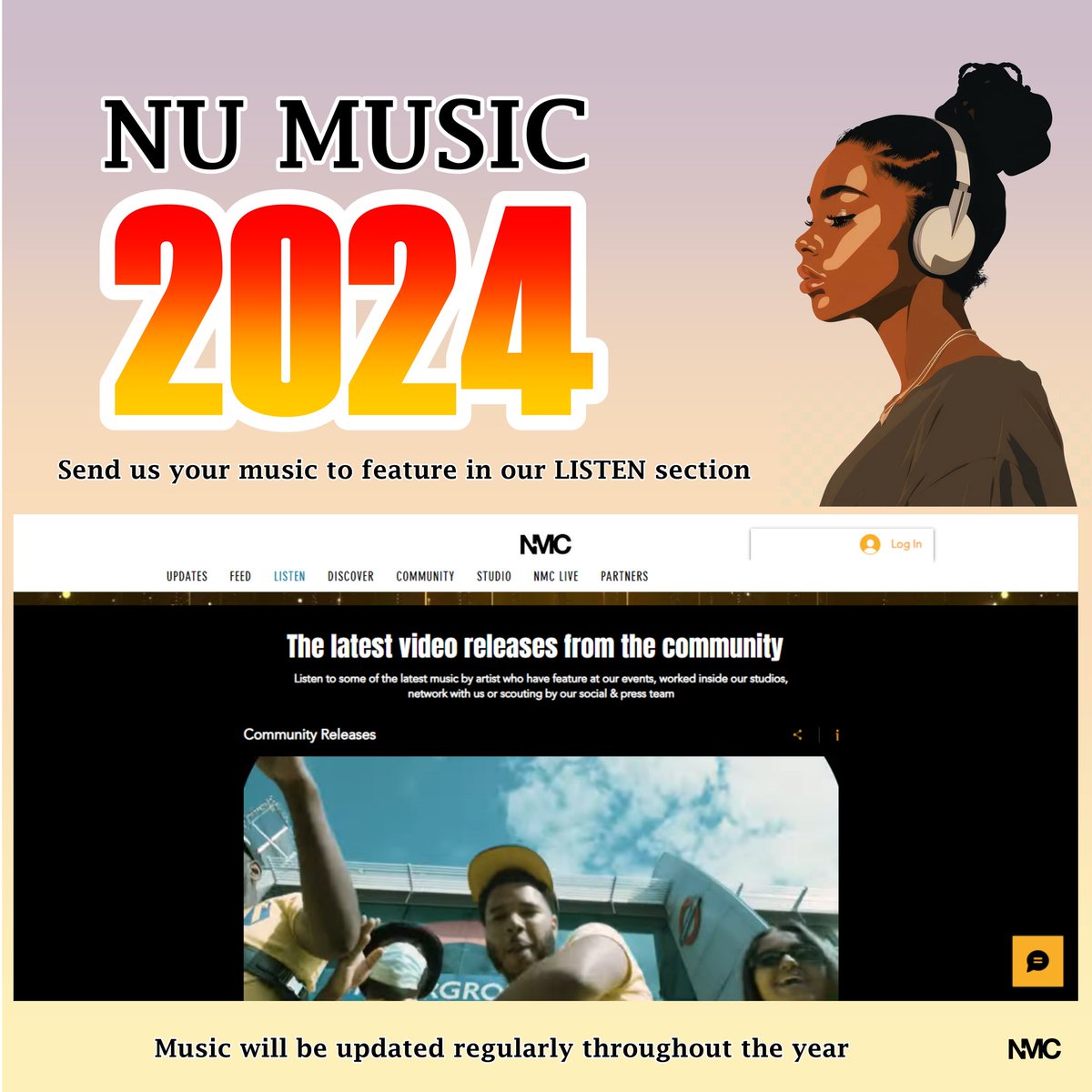 NMusicCommunity's tweet photo. 📣 WE ARE NOW ACCEPTING YOUR SUBMISSIONS

Send us your latest tracks for a opportunity to feature in our LISTEN section, we will be updating the videos and audios regularly

📩 Send me DM or post your link below
#Music #Submissions  #musicvideos #playlist https://t.co/ArhAQUO0AS