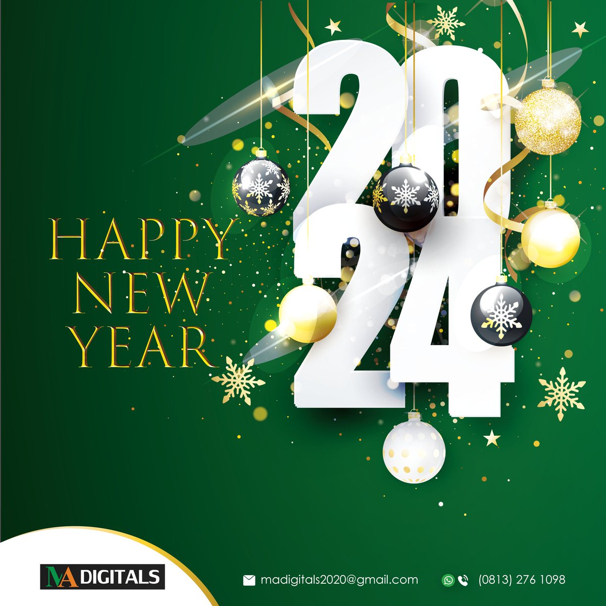 MaDigitals's tweet photo. Wishing all a prosperous New Year filled with success, growth, and fruitful collaborations. May the coming year bring them joy, prosperity, and achievement in their endeavors. Cheers to a year of shared accomplishments! https://t.co/mCDcEwr82r