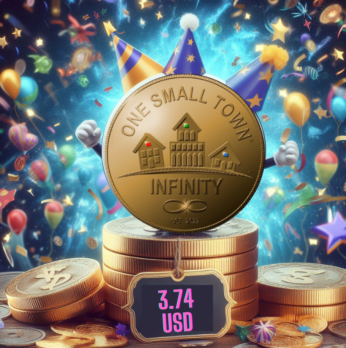OSTcesko's tweet photo. 01.01.2024 - aktualizace algoritmu pro INFINITY Token. Cena se zvýšila na 3.74 USD. Gratulujeme :) https://t.co/CeKLPbAlGi