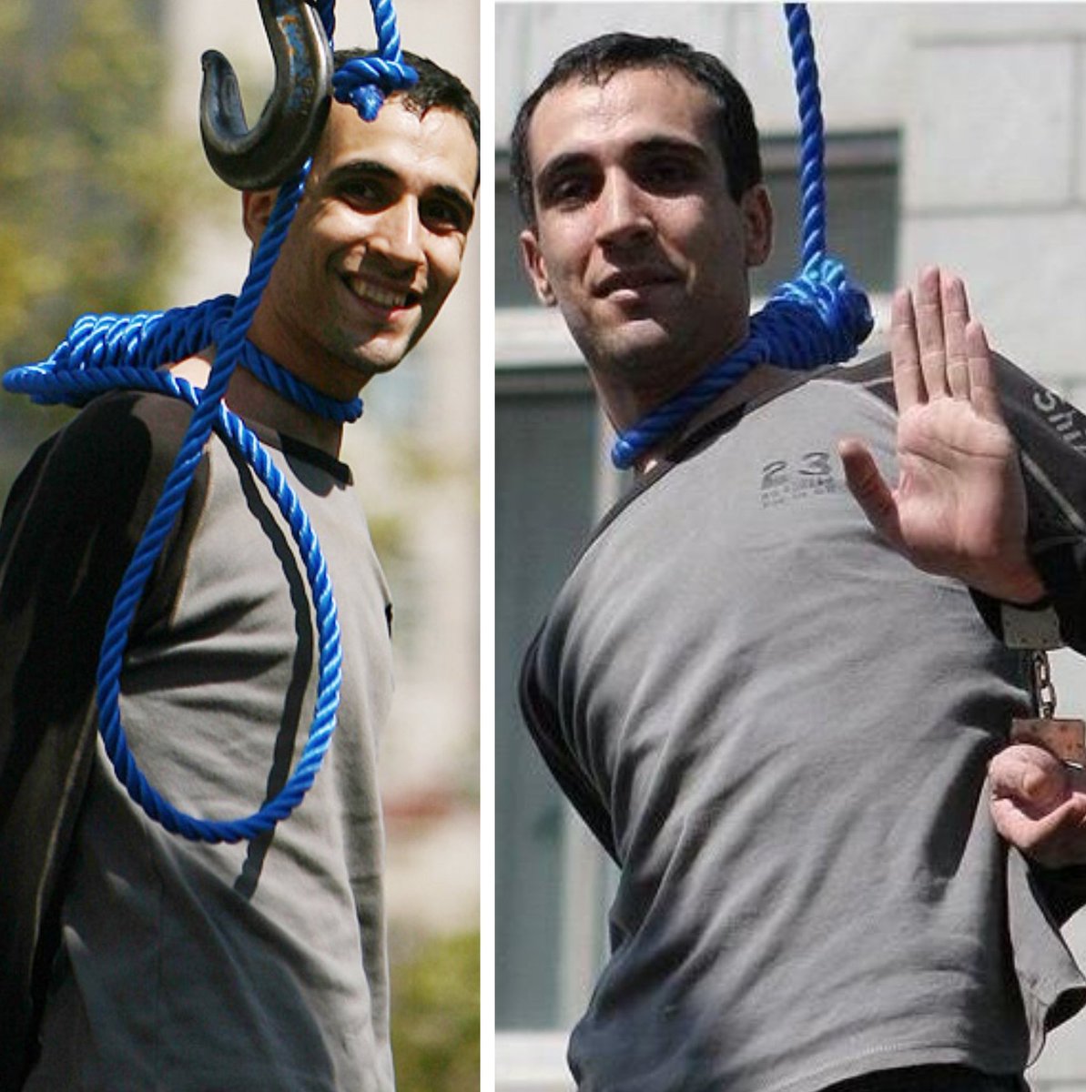 🧵 Thread “I reached the point at which I decided to eradicate any injustice…and I would do it again if I could” Majid Kavousifar smiled as he was slowly executed in public for taking revenge on a judge of the Islamic Republic of Iran.