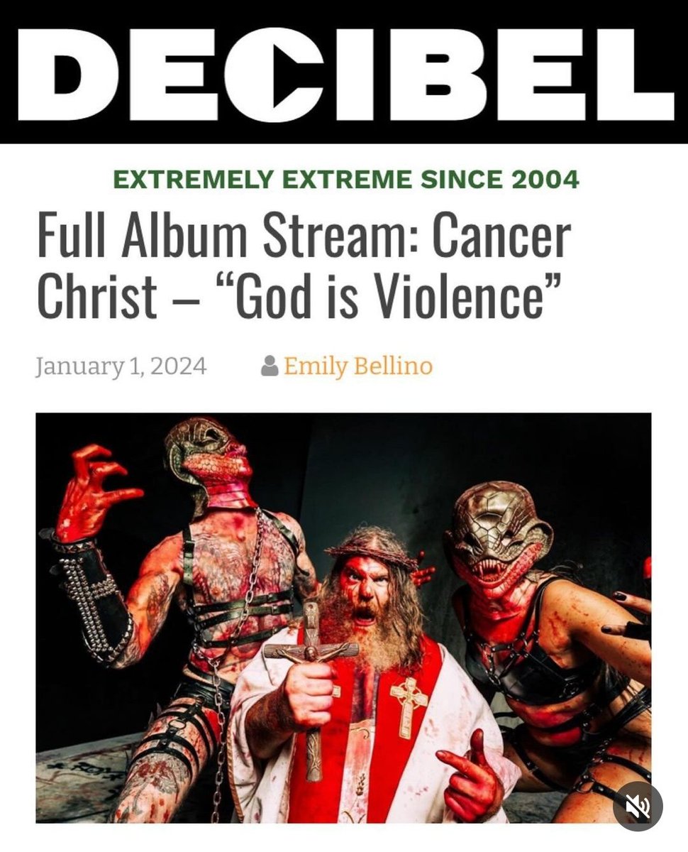 RedefiningDark's tweet photo. STREAMING NOW! The new album from Cancer Christ (on our sister label Seeing Red Records) is streaming now exclusively on @dbmagazine 💀🤘🏻 #cancerchrist #seeingred #streaming #metaltwitter
https://t.co/woOE7HRf5L https://t.co/8qpwYSfIMD