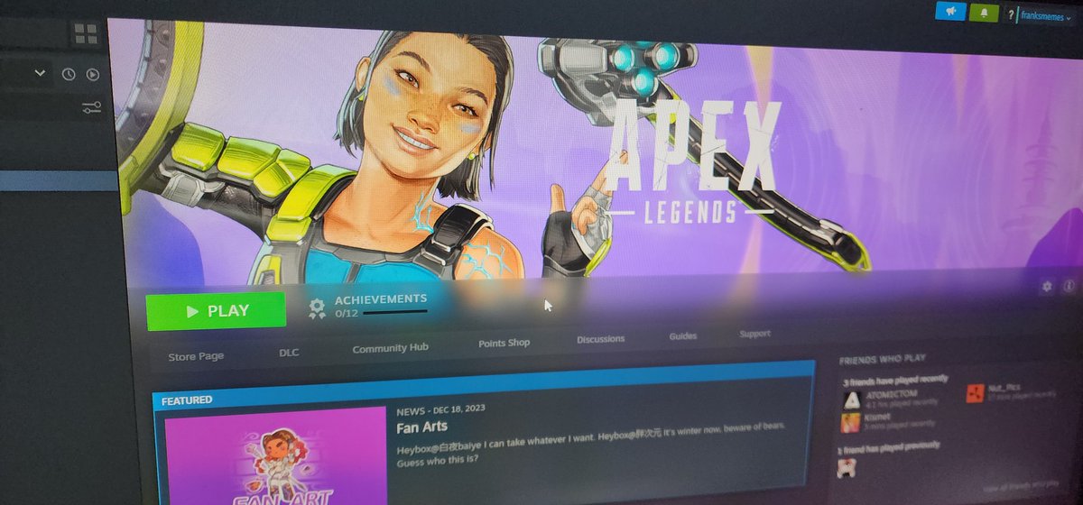 franksmemess's tweet photo. We may try some apex this afternoon before we get on tonight
@ATOMICTOM7 @DaWickedLizard1 @Bigwill825 @heathen_streamz @ATLIEN2015 @GLYTCHEnergy @DEADLANDDISCORD #glitchfam https://t.co/GzZ8Fz7Nse