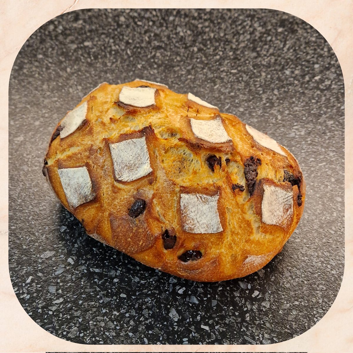 ShanDS14's tweet photo. ^_* #Dezgard16 ~ Love the smile you bringing and our wonderful moments ๐๐ฅฐ๐คฉ๐
Sourdough with Chocolate & Cranberry ๐๐ฅฐ๐คฉ๐
#Sourdough #Chocolate #Cranberry #Dezgard16Day2909 #SD450 #1stBake2024 #FunofBread ๐๐ฅฐ๐คฉ๐ https://t.co/NShBVw8W8s