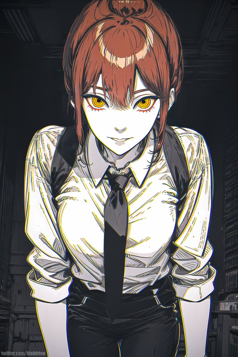 kishirisu's tweet photo. #makima #chainsawman #AIイラスト #Aiart https://t.co/nTesuwJrpM