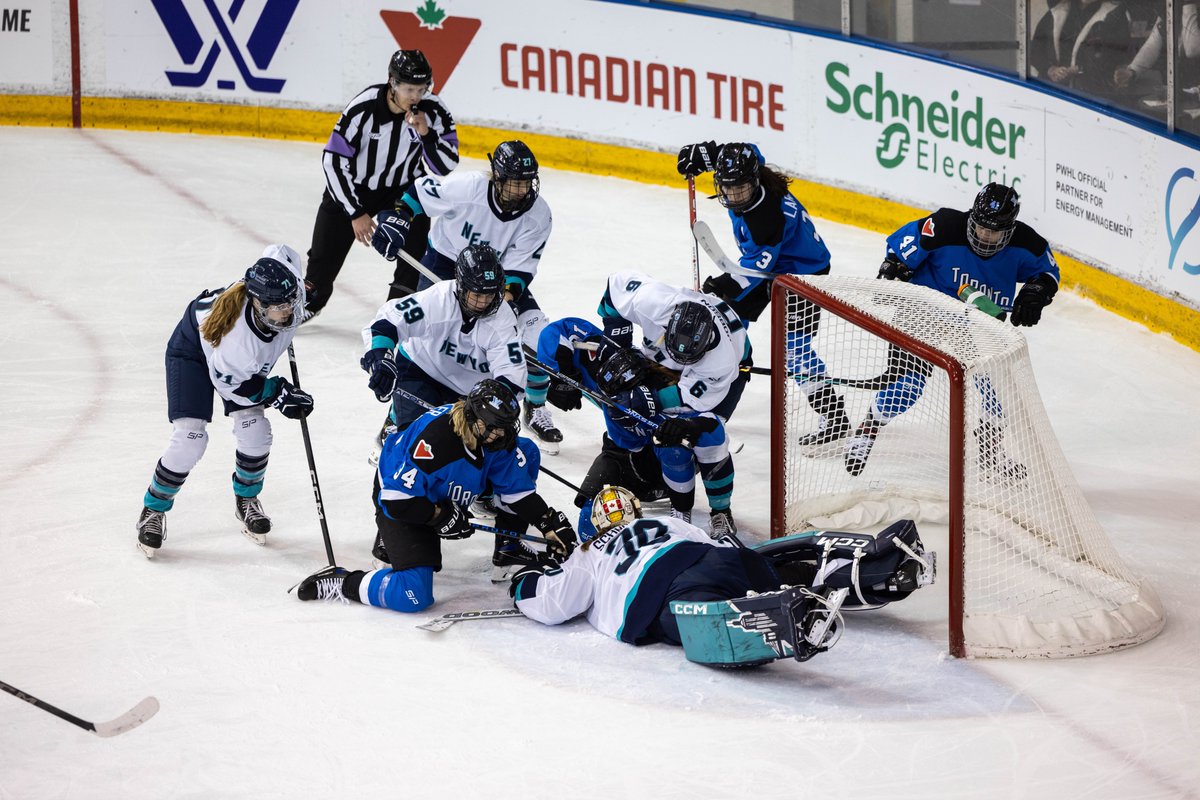 Flicks from a moment of history 🏒

<a href="/thepwhlofficial/">PWHL</a> Inaugural game