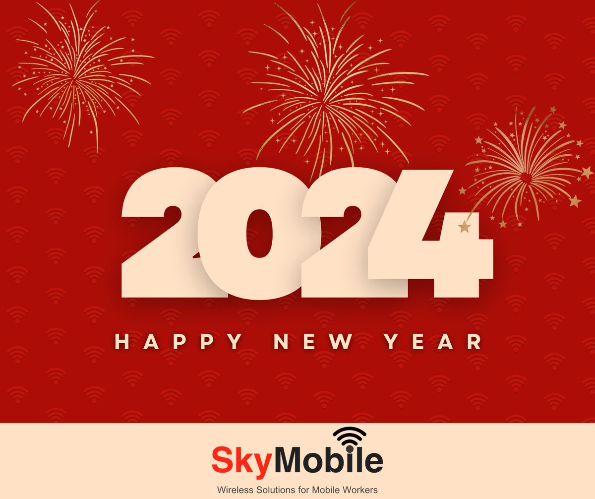 SkyMobileCorp's tweet image. 🌟 Happy New Year from SkyMobile Corporation! 🎉 May 2024 bring you joy, prosperity, and success. 
We look forward to another year of serving you with Integrated Communication &amp;amp; Tracking Solutions.

#HappyNewYear2024 #SkyMobileCorp #windsorontario #yqgbusiness #ontatriobusiness
