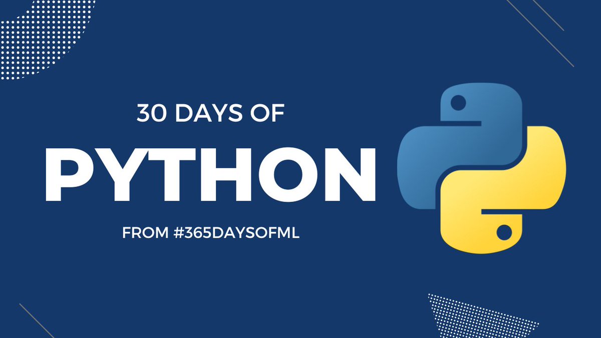 DanKornas's tweet photo. Need to learn the fundamentals of Python programming? 🖥️

I got you covered 💪

Here are 30 days of Python clips to help you start learning 🎉

🧵👇 https://t.co/i3oBZbYHL4