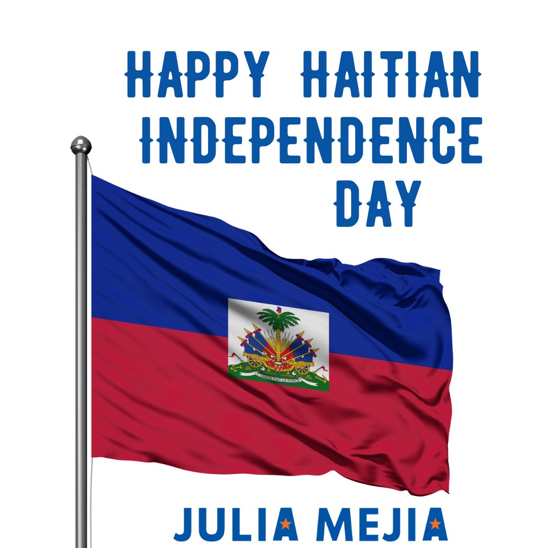 Julia Mejia on X: On January 1, 1804, Haiti declared its independence,  showcasing the power of unity and resilience. Happy Independence Day to a  nation with a remarkable history and a bright