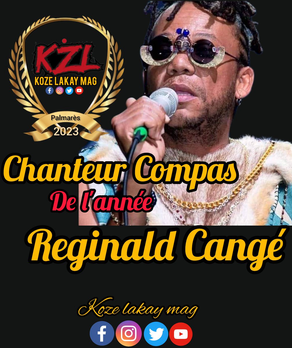 Joreljoseph2's tweet photo. 2023 Awards 
Congratulation à @IReginaldcange 
Chanteur Compas https://t.co/mTmtkuzDZ7