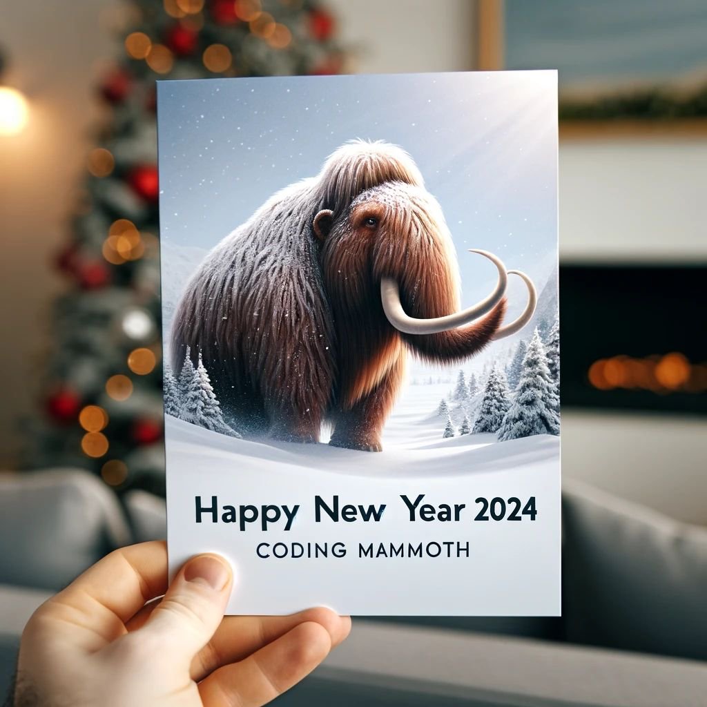 CodingMammoth's tweet image. Happy New Year!🦣🦣🦣
