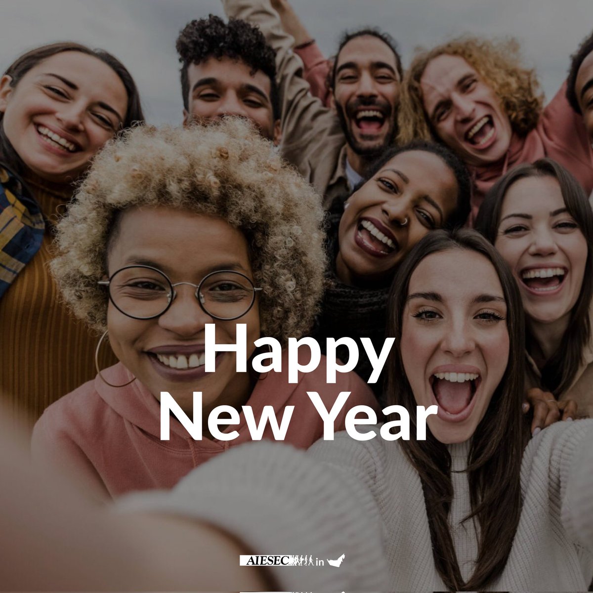 aiesecinuae's tweet photo. Here's to moments of joy, echoes of laughter, unfolding dreams, and boundless possibilities. Wishing you a New Year filled with love and brilliance! https://t.co/9mzT8zOaIG