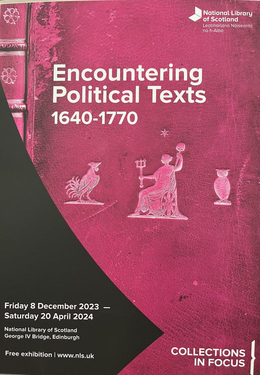 In the new year spirit, January's blogpost looks back to the exhibition that brings an end to our Experiencing Political Texts project & forward to what comes next. tinyurl.com/2v9v596s @katherineaeast @natlibscot @ahrcpress @historyNCL
