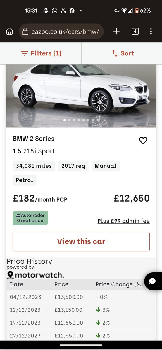 motorwatchuk's tweet photo. You can now use our #chrome extension to track #car and #motorbike prices on your mobile using the @kiwibrowser on @AutoTrader_UK @cazoo @PistonHeads @motorscouk @MCNnews along with others to help you #savemoney 🚗🚗🏍️🏍️ view it here:
https://t.co/lAWoylEQNz https://t.co/aZmIwLANN5