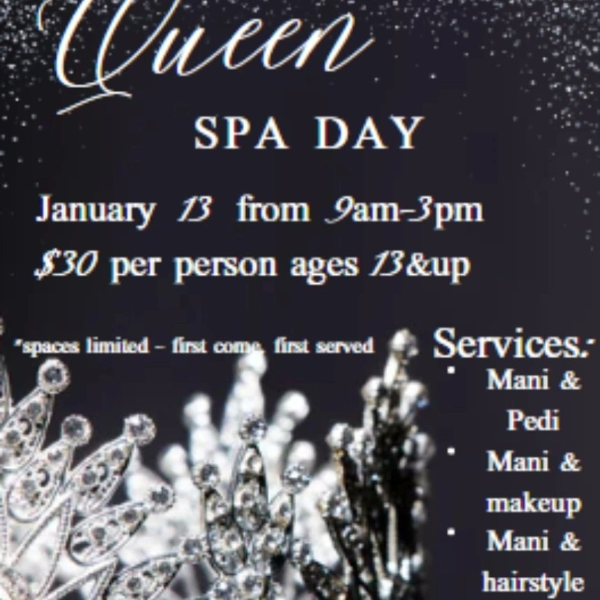 BridgelandCosmo's tweet photo. Calling all Queens! come on join us on January 13th for a relaxing Spa day with our amazing cosmetology department! To book an appointment contact: melissa.robinsonmoore@cfisd.net!  #bridgelandbest #cfisdforall  #cfisdspirt #bridgeland #fairfeild #cypresstx https://t.co/BBEAQXfC4Q