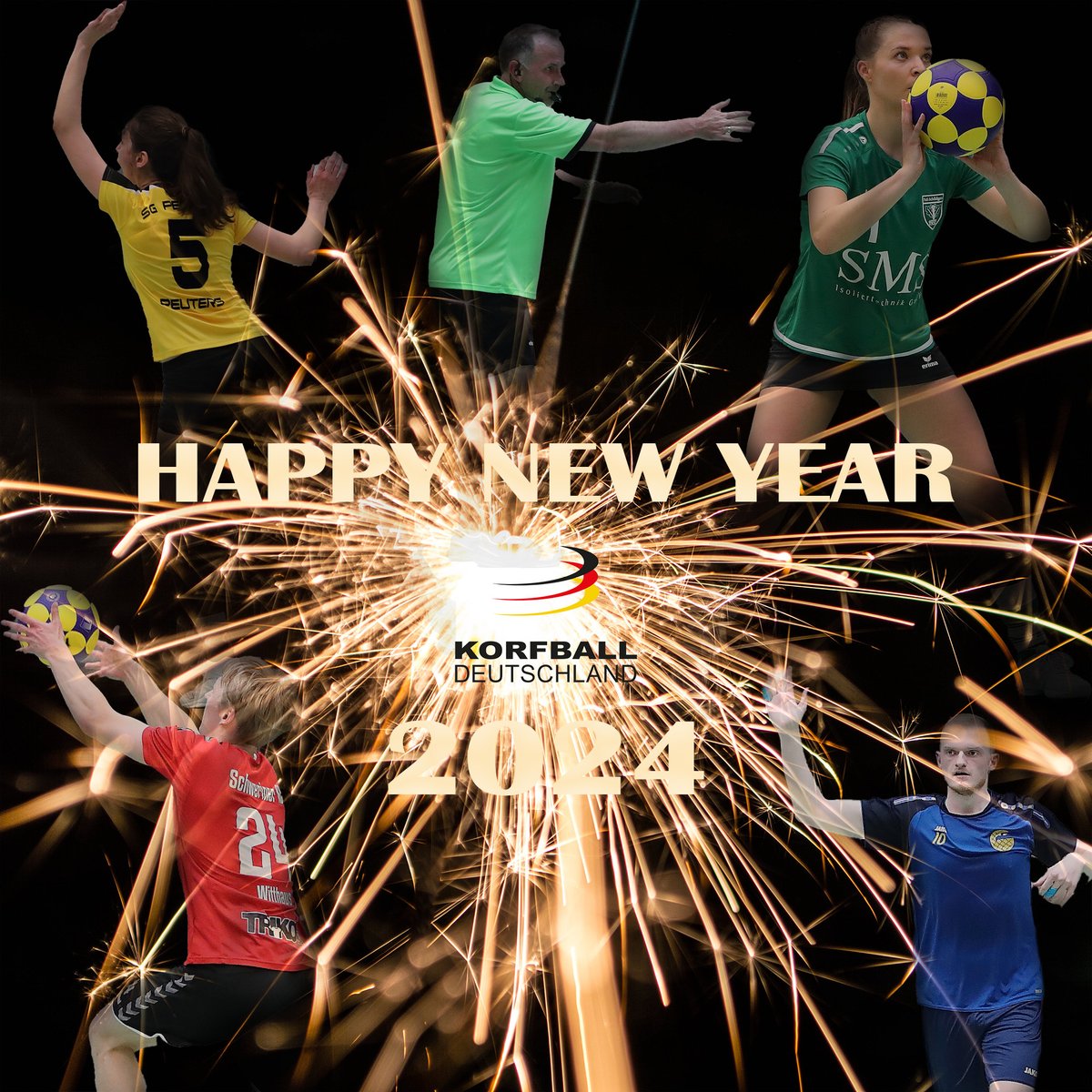 korfballde's tweet photo. Wir wünschen ein frohes neues Jahr 2024!
Auf ein neues Jahr voller toller Momente, spannender Wettkämpe, Turniere und erfüllender Erfahrungen - vor allem Gesundheit, Glück und Zufriedenheit!
Alles Gute im Jahr 2024!
📷 https://t.co/n5NV4fPxCd
#korfball #korfbal #mixedgender https://t.co/ApCkfI6RZ9