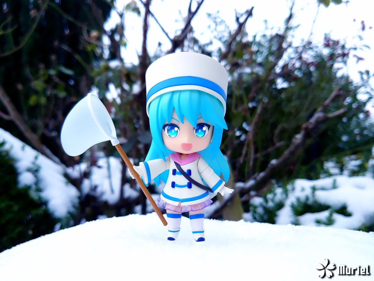 アクア：
「これで雪精を捕まえて、この小瓶の中に入れておくの！」

📷 instagram.com/murieljeh/

#アクア #Aqua
#水を司る女神 #GoddessofWater
#駄女神 #UselessGoddess
#この素晴らしい世界に祝福を #KonoSubaGodsBlessingonThisWonderfulWorld #KonoSuba
#ねんどろいど #Nendoroid
#nendography