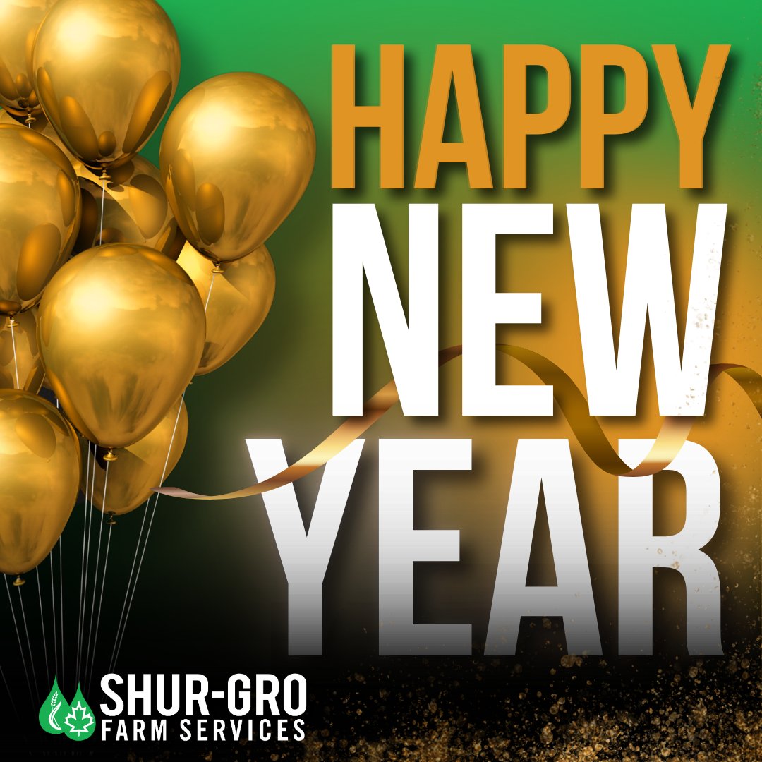Happy New Year from the Shur-Gro crew! 🎉 Wishing you a prosperous 2024 filled with bountiful harvests and great yields!

#happynewyear #plant24 #agriculture