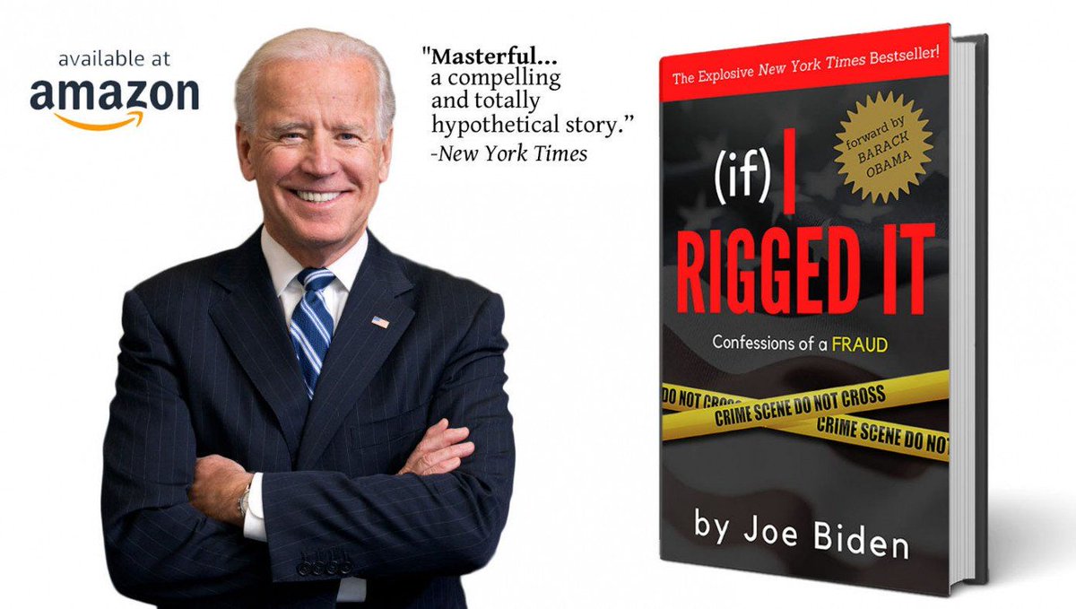 TheBabylonBee's tweet photo. Biden Releases Controversial New Memoir 'If I Rigged It' https://t.co/g9xILesBLH https://t.co/x554lKsEam