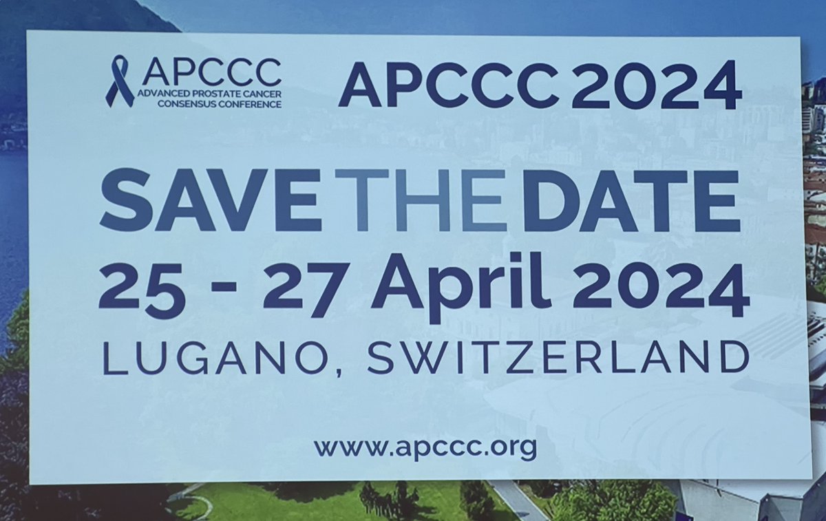 #APCCC24 Lugano 2024 👏- Unique way to learn and chat with the world experts on #ProstateCancer Registration on apccc.org @Uroweb @uroupdate @GeSRU_de @APCCC_Lugano @mishabeltran @Ecastromarcos @DrYukselUrun @bjartell