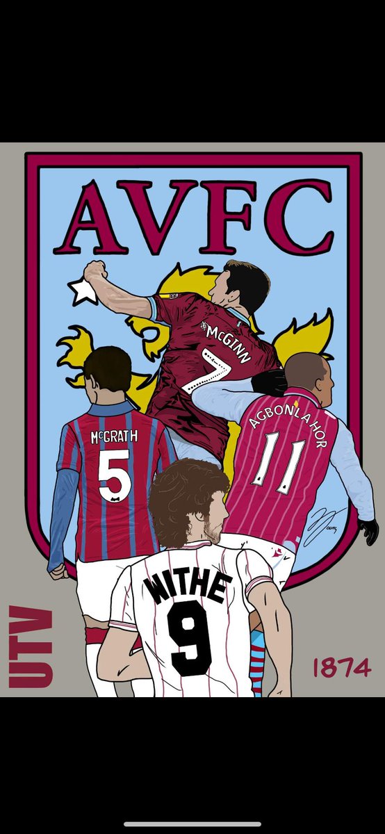 Motorhead4Life's tweet photo. @AVFCOfficial 🤘💜🦁🩵🤘 https://t.co/LJY7L9rtaZ