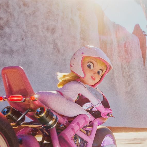 Super Mario Princess Peach Motorcycle