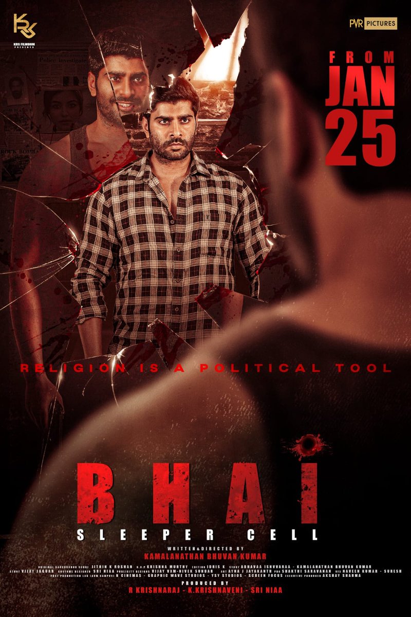 Manjusha PRO (@manjusha_pro) on Twitter photo #BHAI Releasing Worldwide on Jan 25th
#HappyNewyear2024 RELIGION IS A POLITICAL TOOL🛕⛪🕋
Directed by <a href="/buvankamal/">KAMALANATHAN BHUVAN KUMAR</a>
Hero #AdhavaaIshvvaraa
Produced by #SriNiaa <a href="/KrsFilmdom/">KRS Filmdom</a>
<a href="/author_akshay/">Akshay Sharma</a> @Dheerajkher <a href="/baludir29/">Balasubramanian</a> <a href="/NivekNishanth/">nivek nishanth</a>
<a href="/Nikkesha2/">Nikkesha (Nikki)</a> <a href="/kathiravan1979/">Kathiravan</a>
<a href="/PROSakthiSaran/">PRO Sakthi Saravanan</a> #BHAI Releasing Worldwide on Jan 25th
#HappyNewyear2024 RELIGION IS A POLITICAL TOOL🛕⛪🕋
Directed by <a href="/buvankamal/">KAMALANATHAN BHUVAN KUMAR</a>
Hero #AdhavaaIshvvaraa
Produced by #SriNiaa <a href="/KrsFilmdom/">KRS Filmdom</a>
<a href="/author_akshay/">Akshay Sharma</a> @Dheerajkher <a href="/baludir29/">Balasubramanian</a> <a href="/NivekNishanth/">nivek nishanth</a>
<a href="/Nikkesha2/">Nikkesha (Nikki)</a> <a href="/kathiravan1979/">Kathiravan</a>
<a href="/PROSakthiSaran/">PRO Sakthi Saravanan</a>
