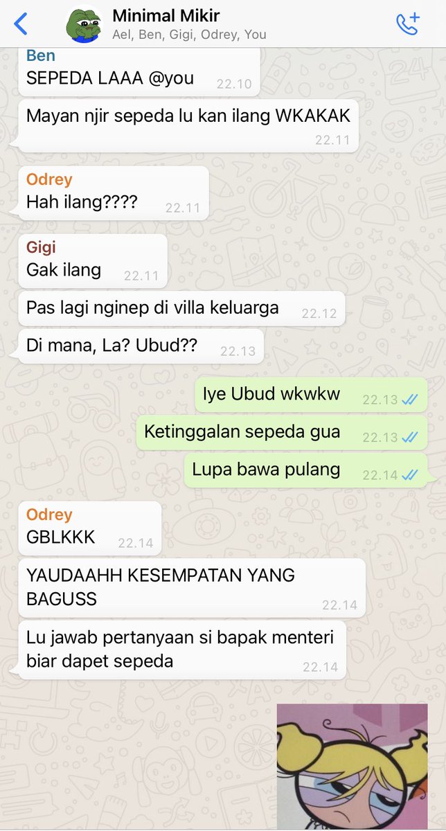nominsores's tweet photo. 220. Apakah Baila akan dapat sepeda? 

tw // mentioning of genital https://t.co/hdsTEeX9sE